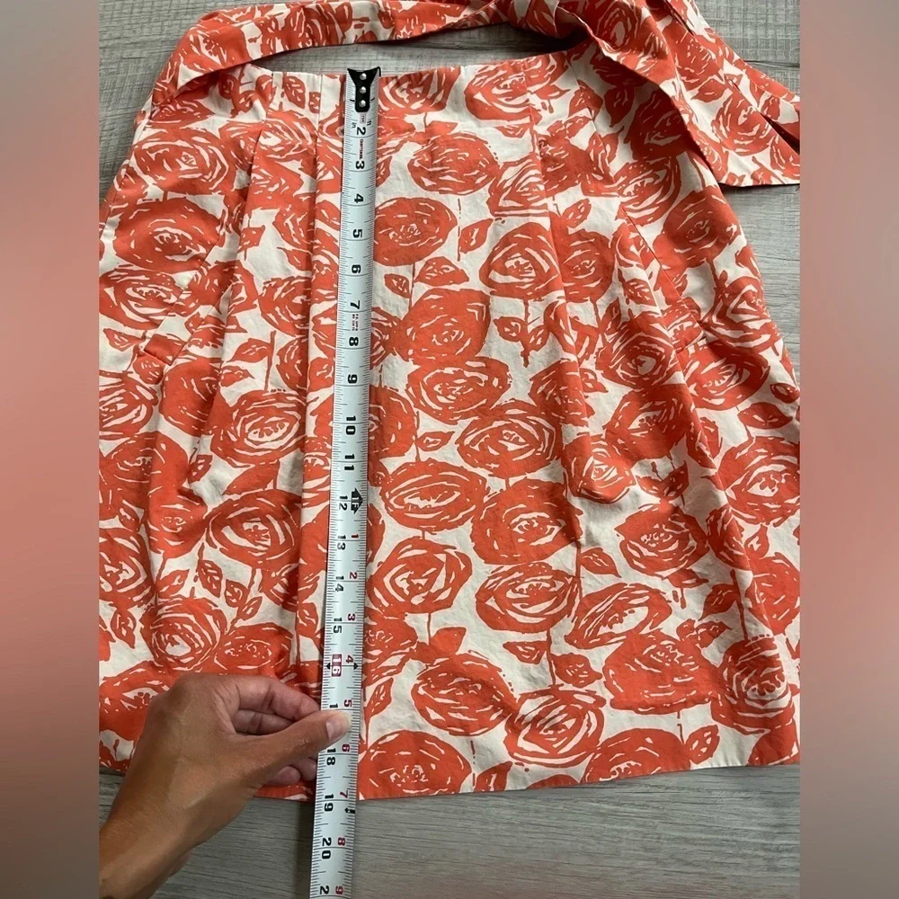J. Crew A-line floral skirt size 2